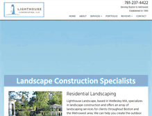 Tablet Screenshot of lighthouselandscape.com